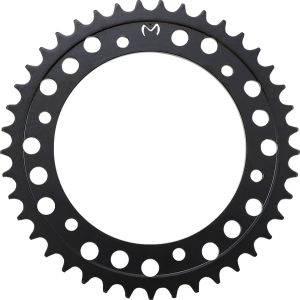 MOOSE RACING Steel Rear Sprocket Black, Zinc Plated 