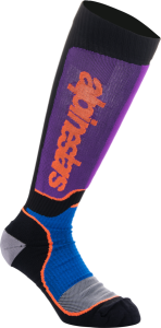 Sosete Alpinestars Mx Plus Black/Purple/Blue