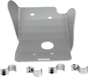 MOOSE RACING Aluminum Skid Plate Silver 