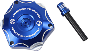 MOOSE RACING Aluminum Gas Cap Blue 