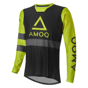 AMOQ Airline Mesh Jersey Black/HiVis XS