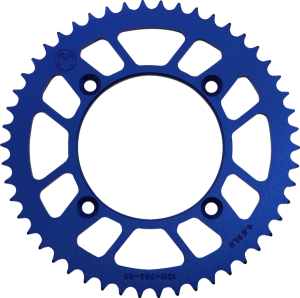 MOOSE RACING Rear Aluminum Sprocket Blue 