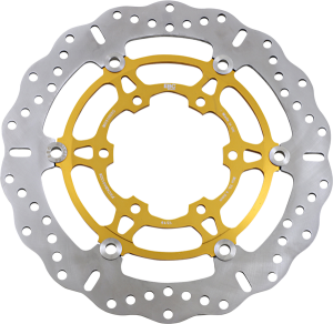 Pro-lite Xc Contour Brake Rotor Aluminum, Gold, Silver