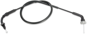 MOOSE RACING Black Vinyl Throttle Cable Black 