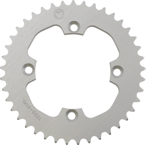 MOOSE RACING Aluminum Rear Sprocket Atv Silver 