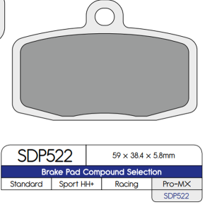 Standard Sintered Metal Brake Pads