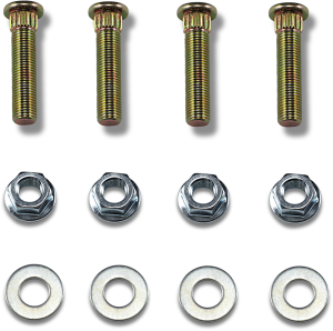 MOOSE RACING Wheel Stud-nut Kit Silver 