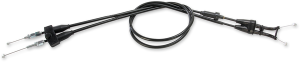 MOOSE RACING Black Vinyl Throttle Cable Black 