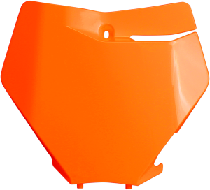 Replacement Front Number Plate Orange