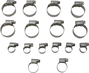 Radiator Clamp Kit Silver