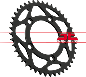 JT SPROCKETS Steel Rear Sprocket Black 