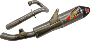 Ti-6 Pro Exhaust System Silver