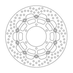 Halo Series Floating Rotor Black, Stainless Steel