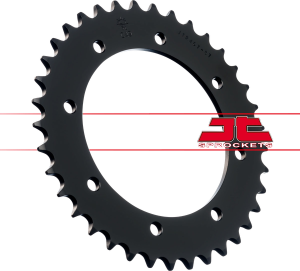 JT SPROCKETS Steel Rear Sprocket Black 