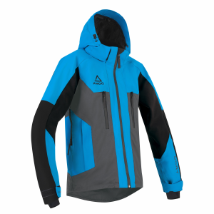 AMOQ Aspect Jacket Dk Grey/Sky Blue S