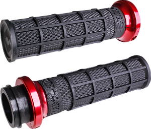 Harley Hart-luck Signature V-twin Lock-on Grips Black