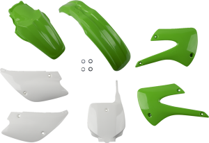 Full Body Replacement Plastic Kit Green, White