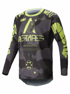 Alpinestars Racer Hollow Jersey Camo, Yellow 