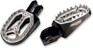 MOOSE RACING Qualifier Footpegs Black 