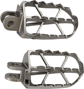 MOOSE RACING Nd Series Footpegs Silver 