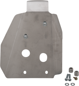 MOOSE RACING Aluminum Skid Plate Silver 