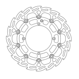 Dakar 298 Mm Front Disc Setups - Disc Black