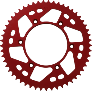 MOOSE RACING Rear Aluminum Sprocket Red 