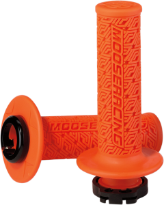 MOOSE RACING 36 Series Clamp-on Grips Black, Orange 