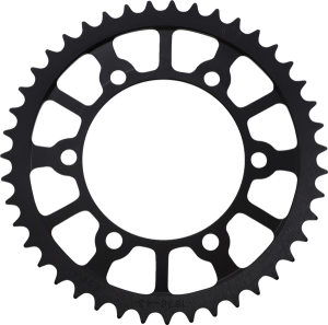 MOOSE RACING Rear Aluminum Sprocket Black, Powder-coated 