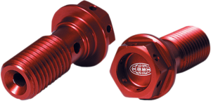 Banjo Bolt Washer Kit Anodized, Red