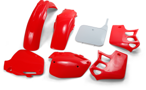 Full Body Replacement Plastic Kit Red, White