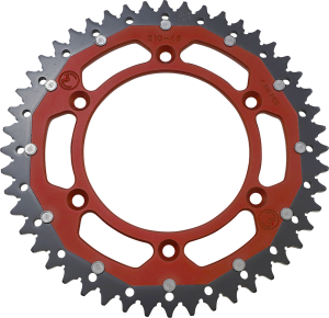 MOOSE RACING Dual Sprocket Red 