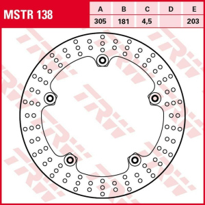 Disc frana fata TRW BMW R 1200GS / ADV '08 -'13