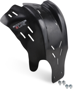 MOOSE RACING Carbon Fiber Skid Plate Black 