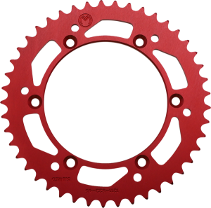 MOOSE RACING Rear Aluminum Sprocket Red 