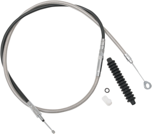 High-efficiency Braided Stainless Steel Clutch Cable Silver