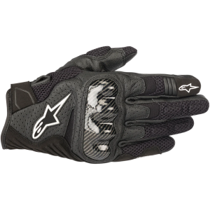 Manusi de piele Alpinestars SMX-1 AIR V2 Black/White