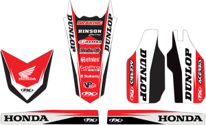 Trim Kit Graphics Black, Red, White