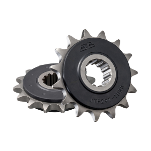 JT SPROCKETS Rubber Cushioned Front Sprocket Black, Natural 