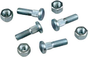 MOOSE RACING Wheel Stud-nut Kit Silver 