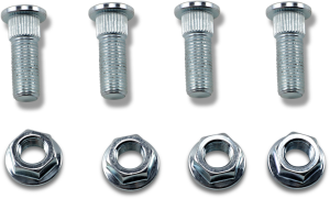 MOOSE RACING Wheel Stud-nut Kit Silver 