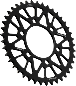 JT SPROCKETS Racelite Aluminum Rear Sprocket Black 