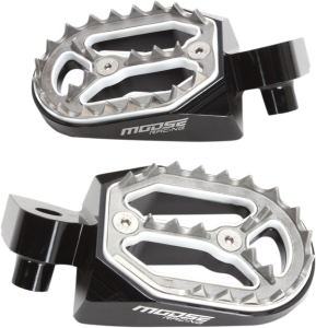 MOOSE RACING Qualifier Footpegs Black 