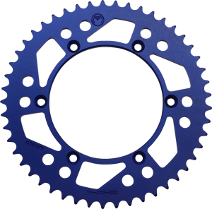 MOOSE RACING Rear Aluminum Sprocket Blue 