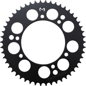 MOOSE RACING Steel Rear Sprocket Black, Zinc Plated 