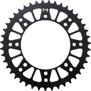 MOOSE RACING Steel Rear Sprocket Black, Zinc Plated 