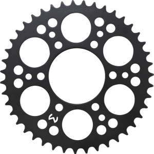 MOOSE RACING Steel Rear Sprocket Black, Zinc Plated 