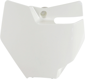 Replacement Front Number Plate White