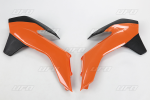 Radiator Covers For Ktm Black, Orange