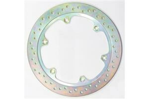 Round Hpsr Solid Brake Rotor Gold, Stainless Steel, Zinc